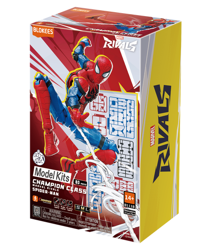 *PRE-ORDER Marvel Champion Class Blokees Deluxe Model Kit - Spider-Man (Rivals)