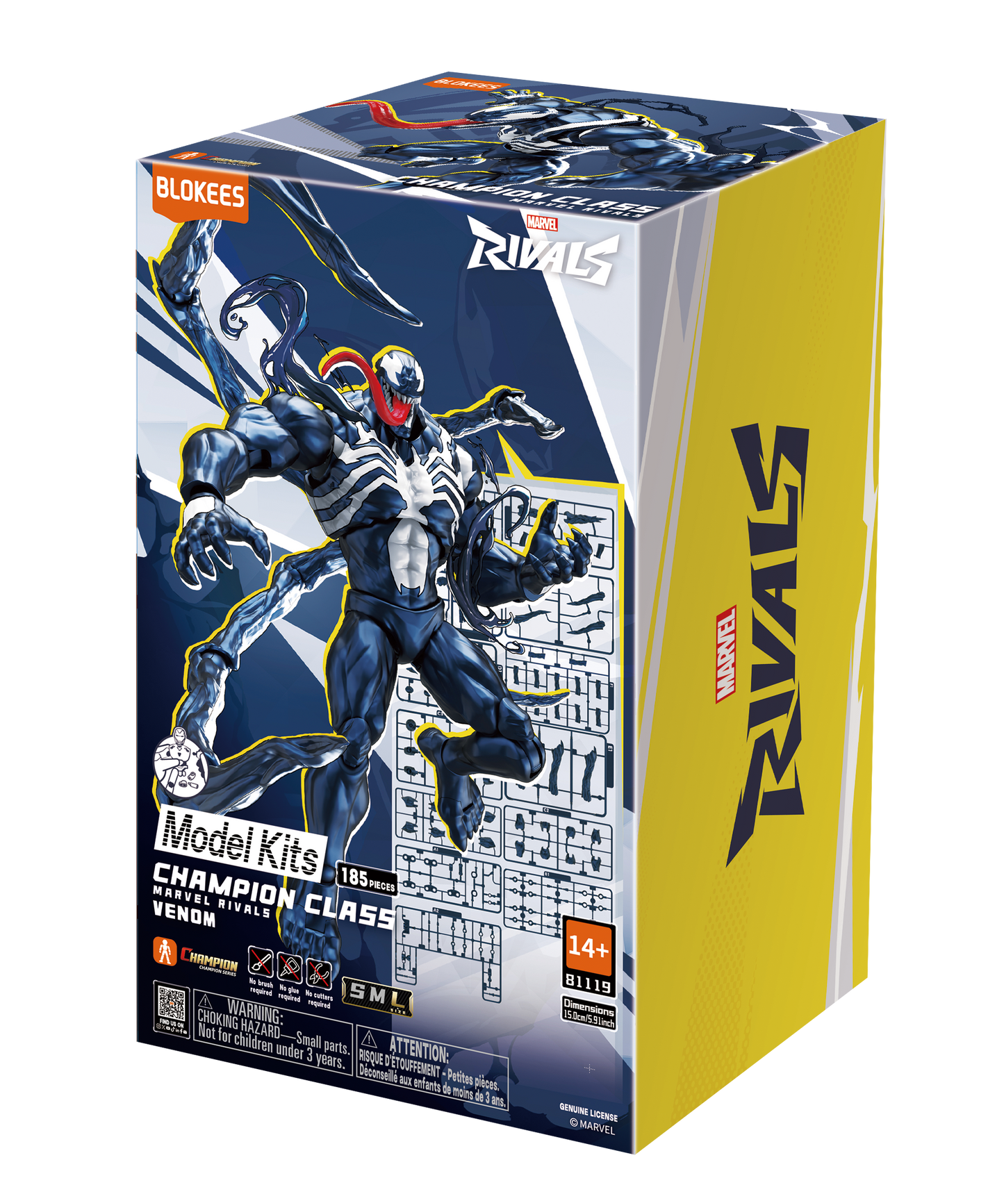 *PRE-ORDER Marvel Champion Class Blokees Deluxe Model Kit - Venom (Rivals)