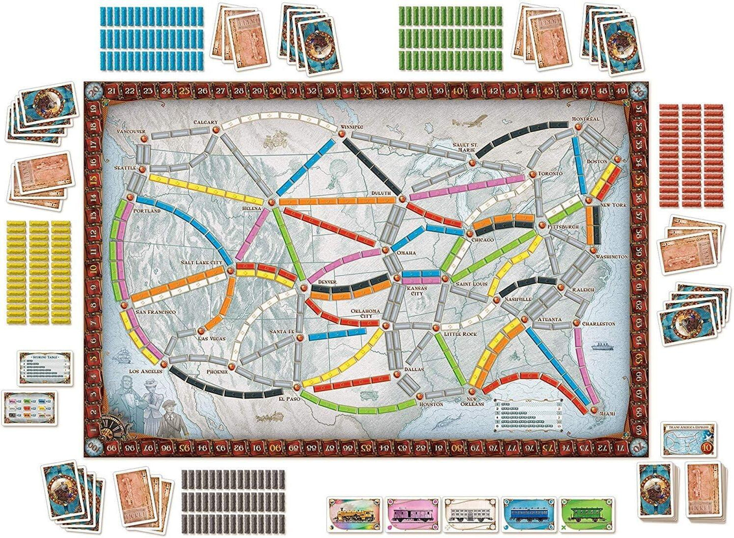 Ticket To Ride Strategy Board Game