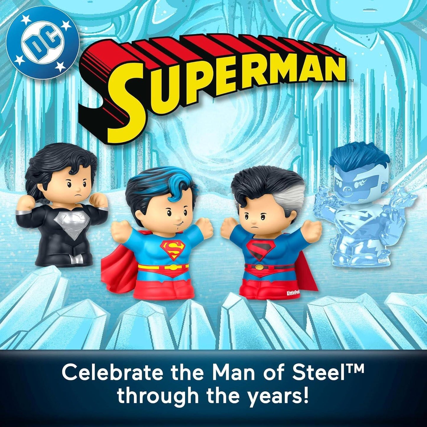 Fisher Price Little People Collectible Figure Set - Superman Through the Ages