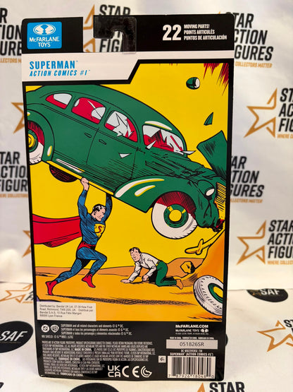 DC Multiverse 7 Inch Action Figure - Superman (Action Comics #1)(Blister Card)