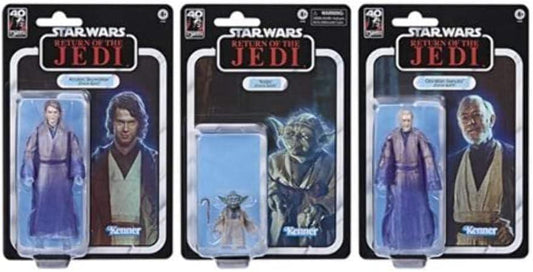 Star Wars The Black Series Exclusive 40th Anniversary Action Figure Set - Force Ghosts 3-Pack