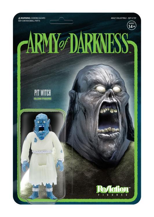 Army of Darkness SDCC 2021 Exclusive ReAction Action Figure- Pit Witch (Glow)