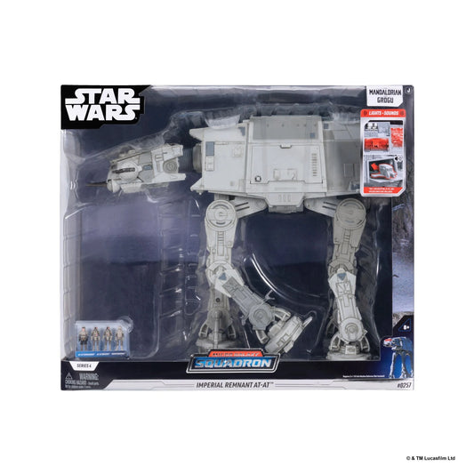 Star Wars Micro Galaxy Squadron 9 Inch Dreadnaught Class Vehicle - Imperial Remnant AT-AT