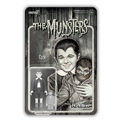 The Munsters Reaction Action Figure - Eddie Greyscale