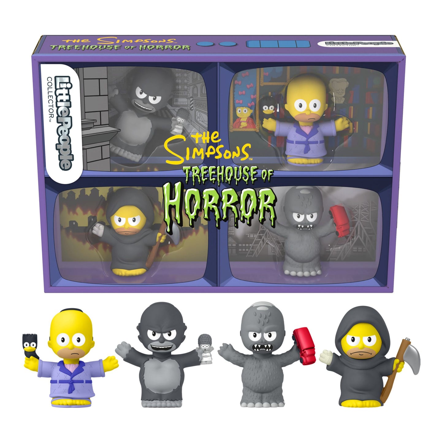 Fisher Price Little People Collectible Figure Set - The Simpsons Treehouse of Horror