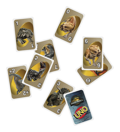 Uno Movie Card Game - Jurassic World Rebirth