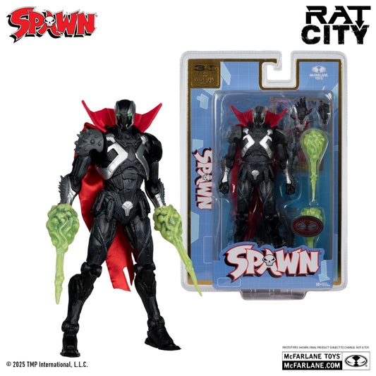 Spawn 7 Inch Action Figure Wave 8 - The Deviant (Rat City)(Platinum Edition)