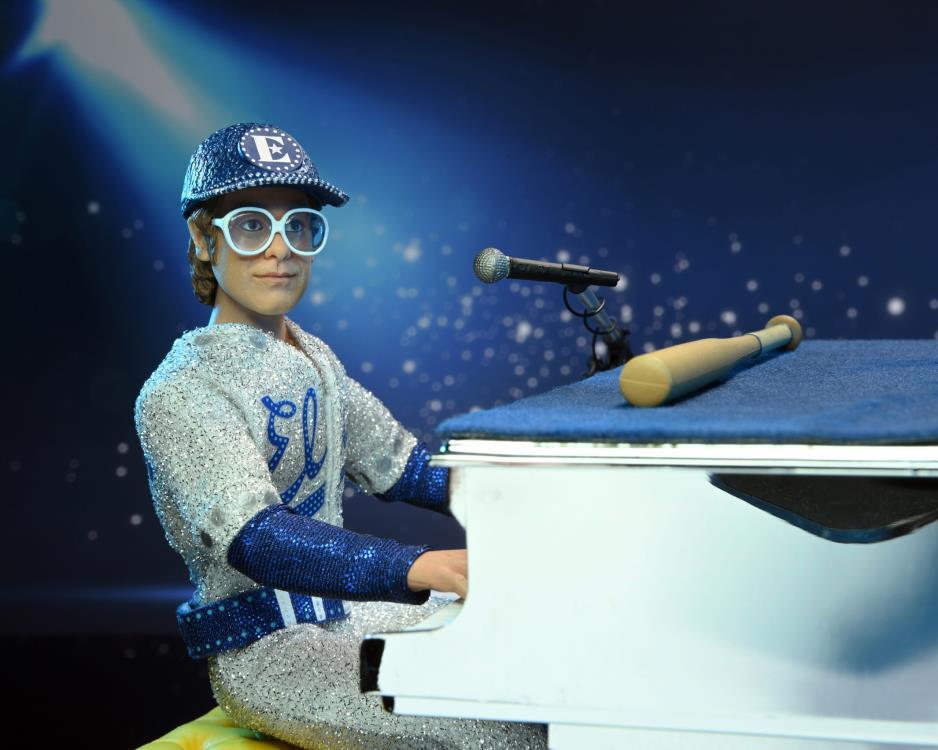 Ultimate 8 Inch Scale Action Figure - Elton John with Piano (Live 1975)