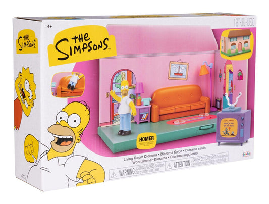 The Simpsons 2.5 Inch Scale Action Figure Playset - Simpsons House Living Room