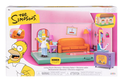 The Simpsons 2.5 Inch Scale Action Figure Playset - Simpsons House Living Room