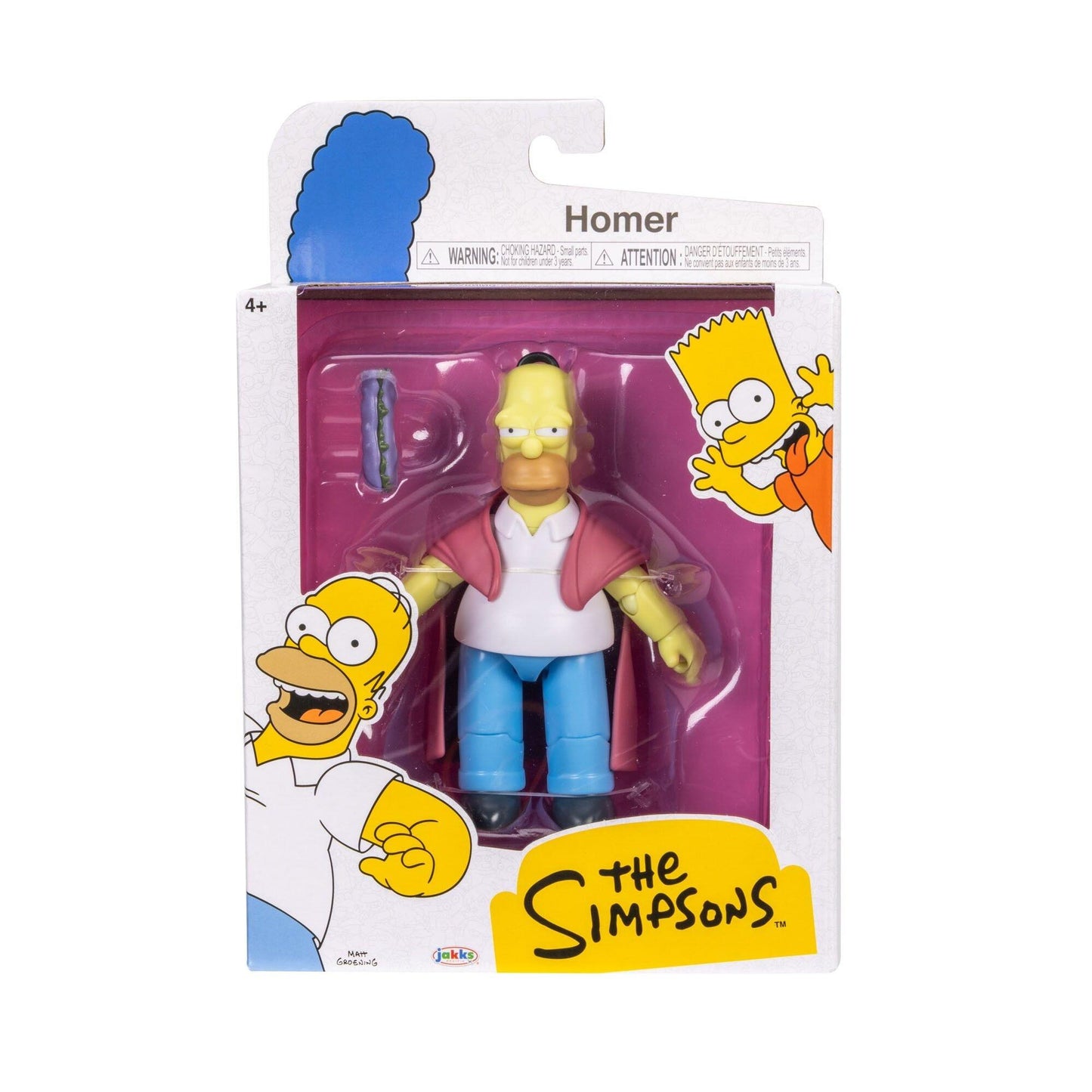 The Simpsons 5 Inch Scale Action Figure Wave 6 - Set of 4