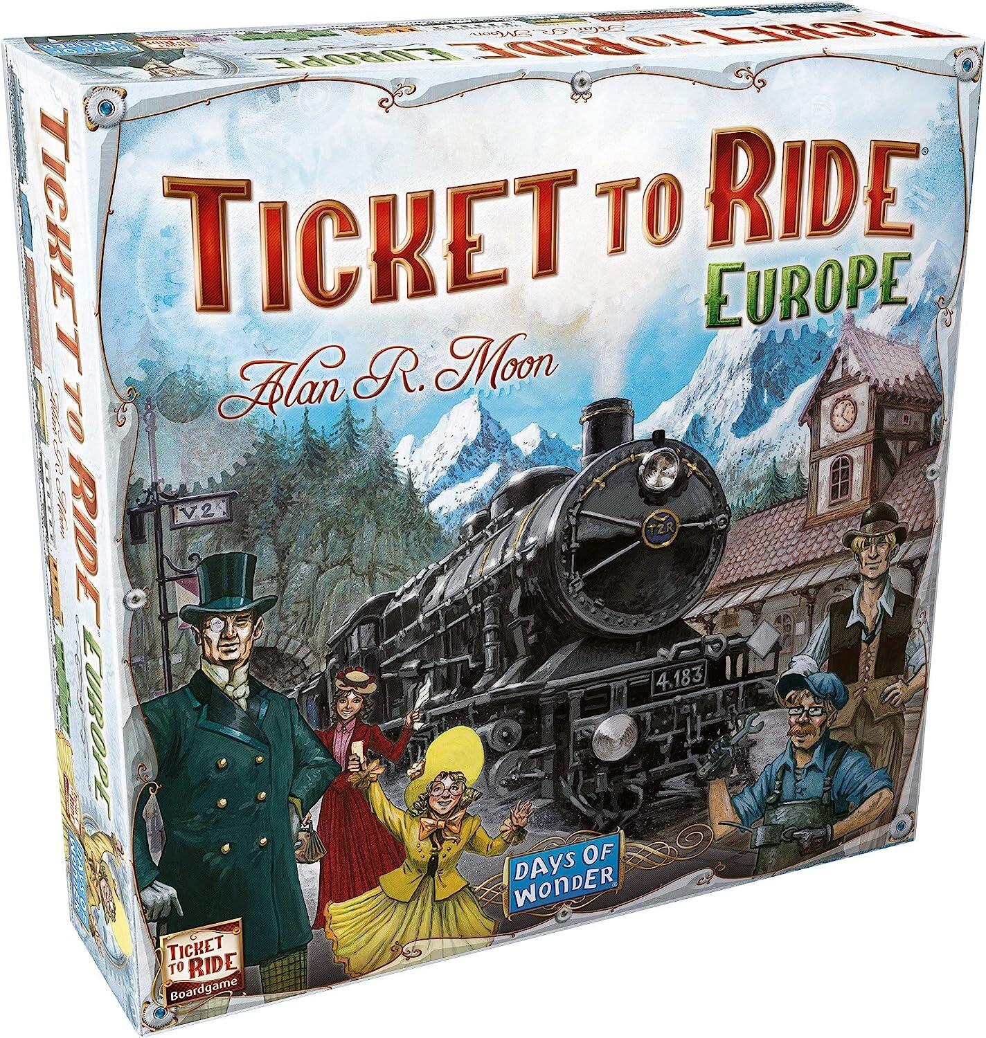 Ticket To Ride Strategy Board Game: Europe