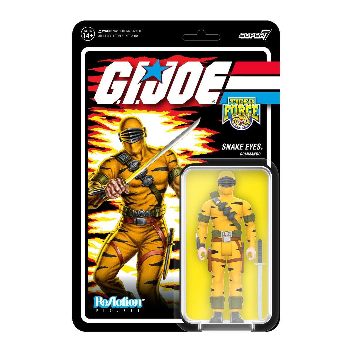 G.I. Joe ReAction Action Figure Wave 6 - Snake Eyes (Tiger Force)