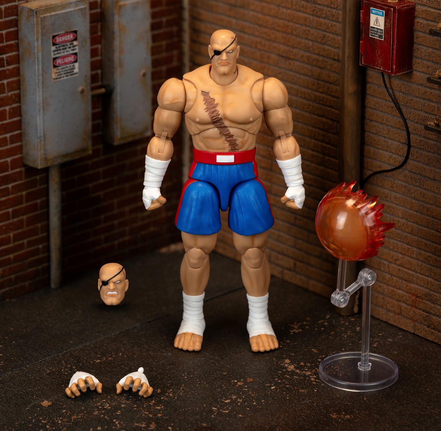 Ultra Street Fighter II 6 Inch Action Figure Wave 4 - Sagat