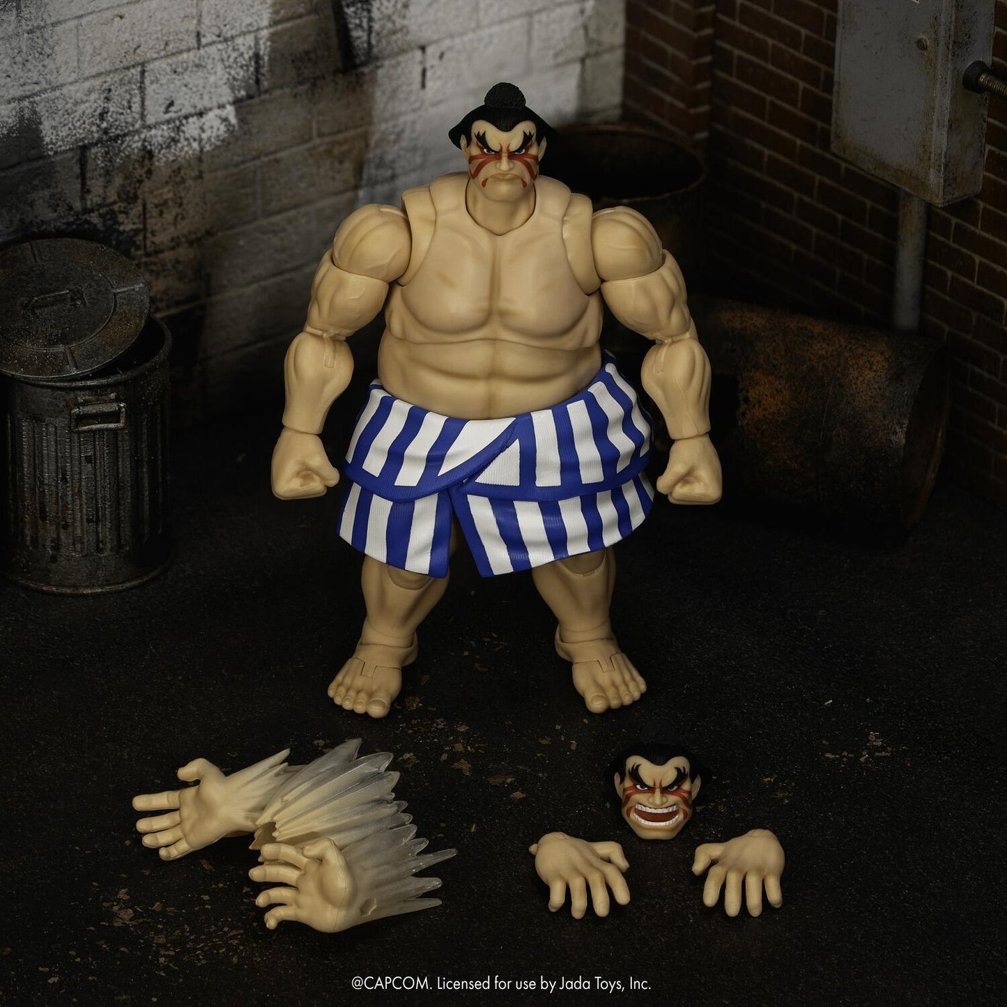 NON MINT - Ultra Street Fighter II 6 Inch Deluxe Action Figure Wave 5 - E. Honda