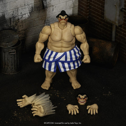 NON MINT - Ultra Street Fighter II 6 Inch Deluxe Action Figure Wave 5 - E. Honda