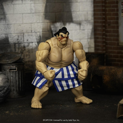 NON MINT - Ultra Street Fighter II 6 Inch Deluxe Action Figure Wave 5 - E. Honda