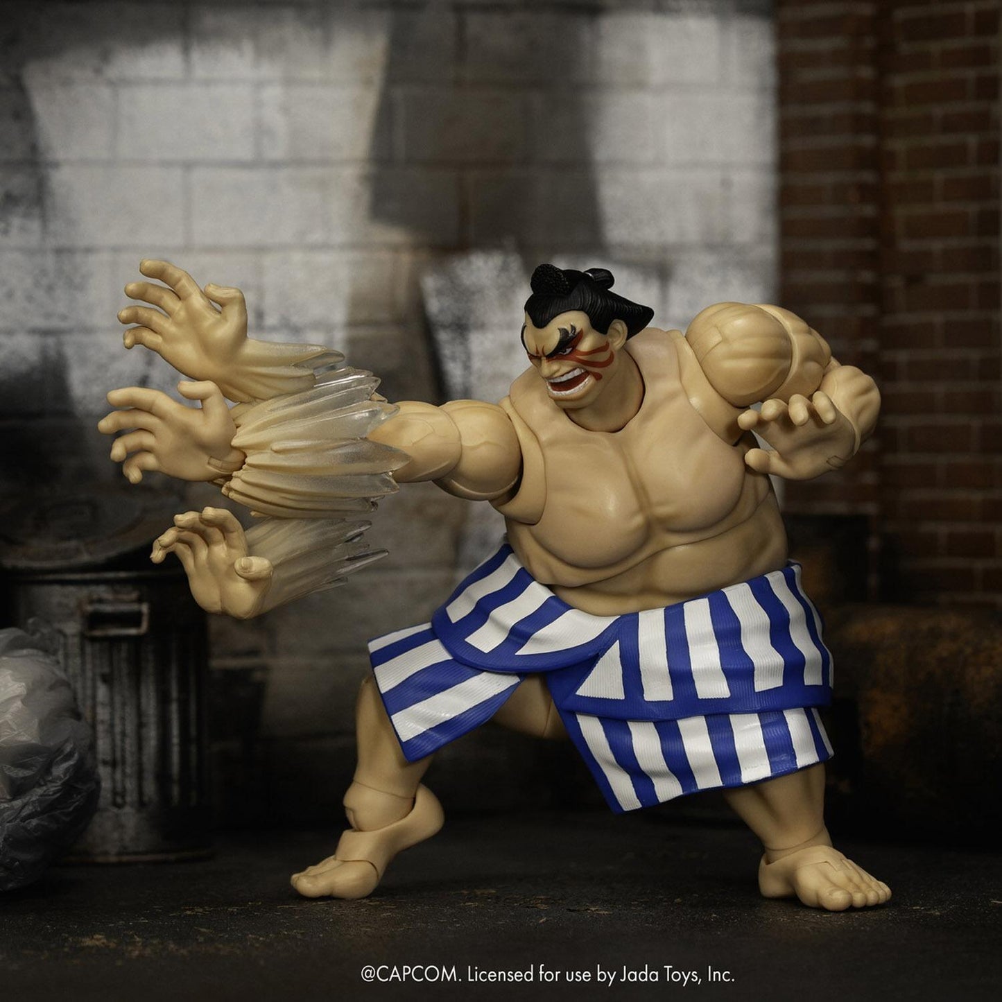 NON MINT - Ultra Street Fighter II 6 Inch Deluxe Action Figure Wave 5 - E. Honda