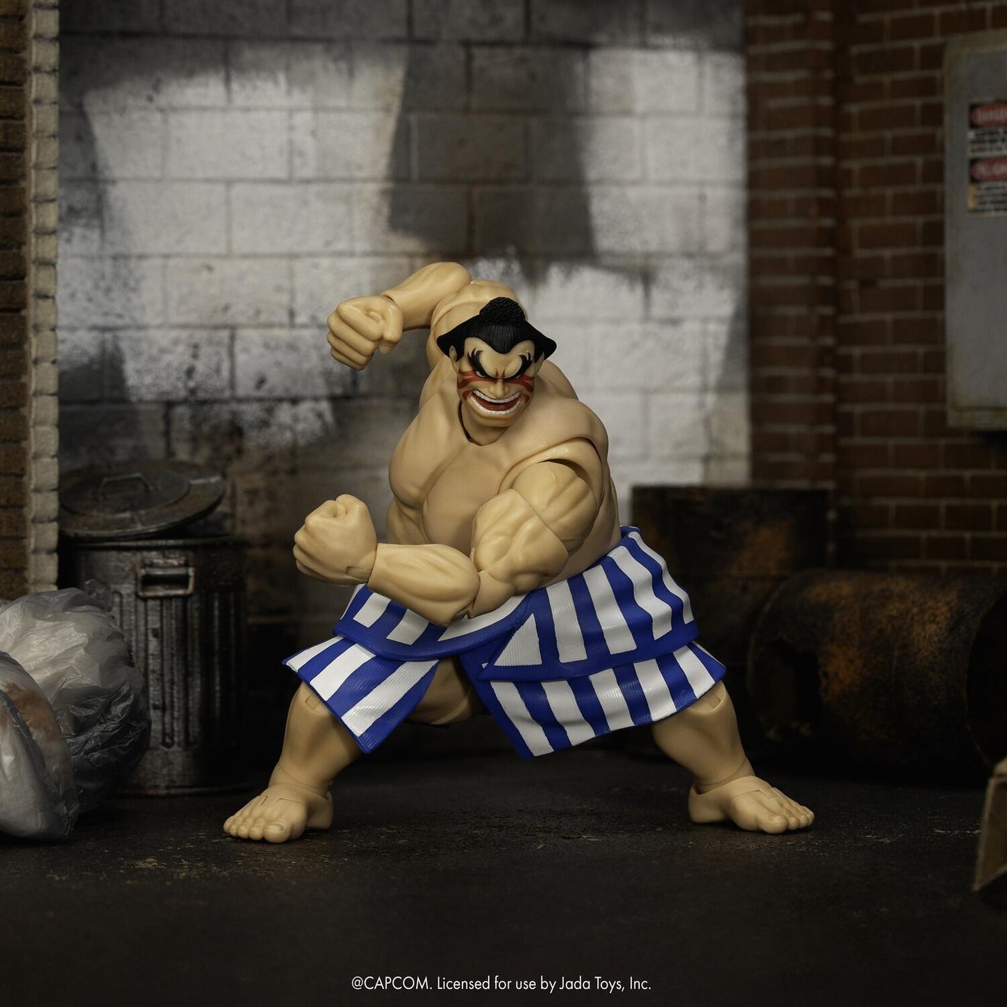 NON MINT - Ultra Street Fighter II 6 Inch Deluxe Action Figure Wave 5 - E. Honda