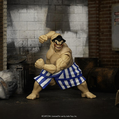 NON MINT - Ultra Street Fighter II 6 Inch Deluxe Action Figure Wave 5 - E. Honda