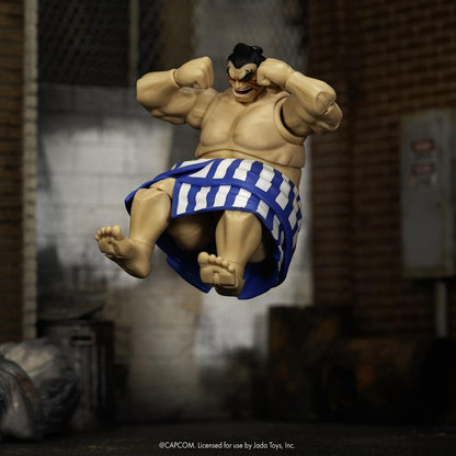 NON MINT - Ultra Street Fighter II 6 Inch Deluxe Action Figure Wave 5 - E. Honda