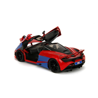 Spider-Man - McLaren 720s w/ Spider-Man Hollywood Rides 1:24 Scale Die Cast Vehicle