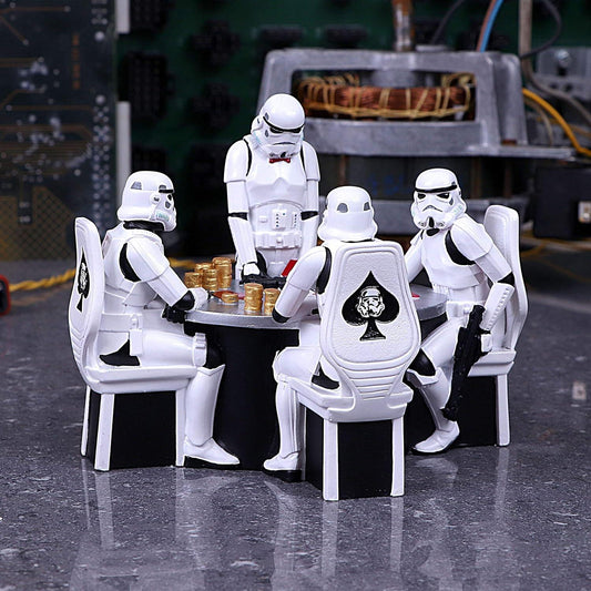 Star Wars The Original Stormtrooper 7 Inch Resin Collectible Figurine - Stormtrooper Poker Face