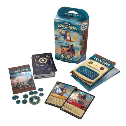 Disney Lorcana Azurite Sea Trading Card Game - Starter Deck (Jim Hawkins & Tigger)