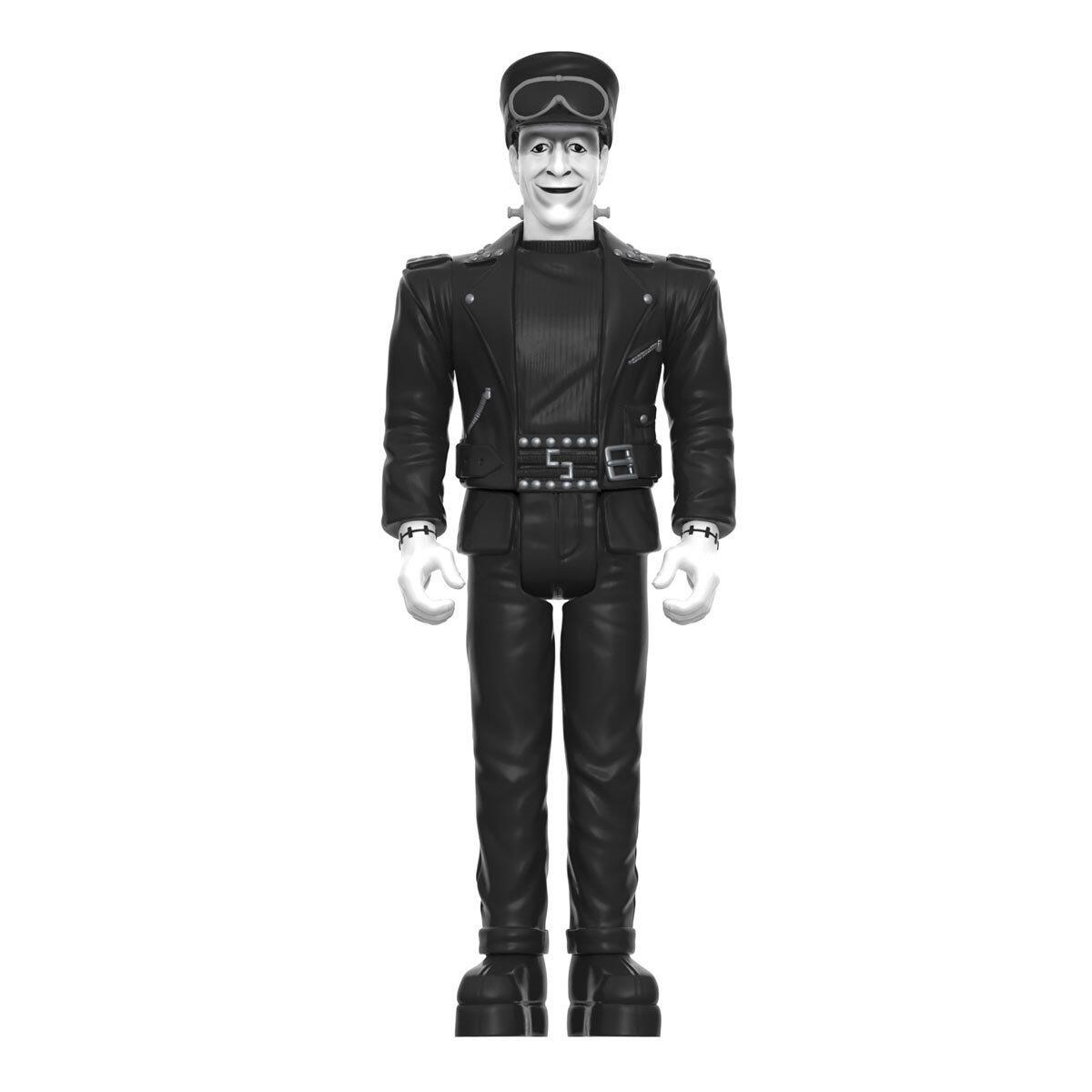 The Munsters Reaction Action Figure - Biker Herman Greyscale