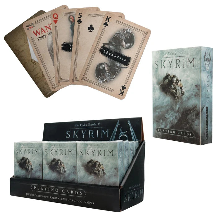 Fanattik The Elder Scrolls Skyrim Edition Playing Cards