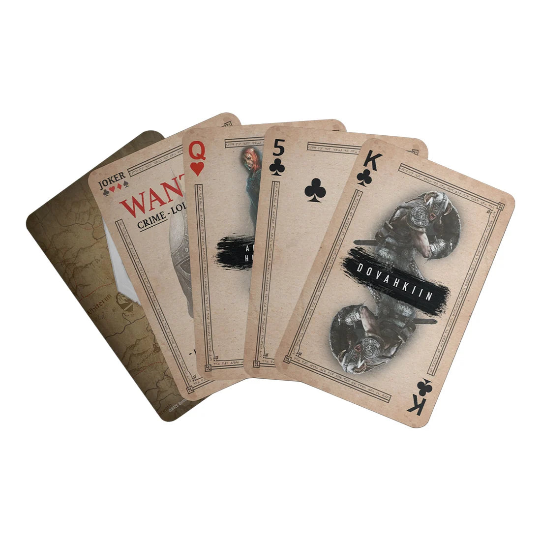 Fanattik The Elder Scrolls Skyrim Edition Playing Cards