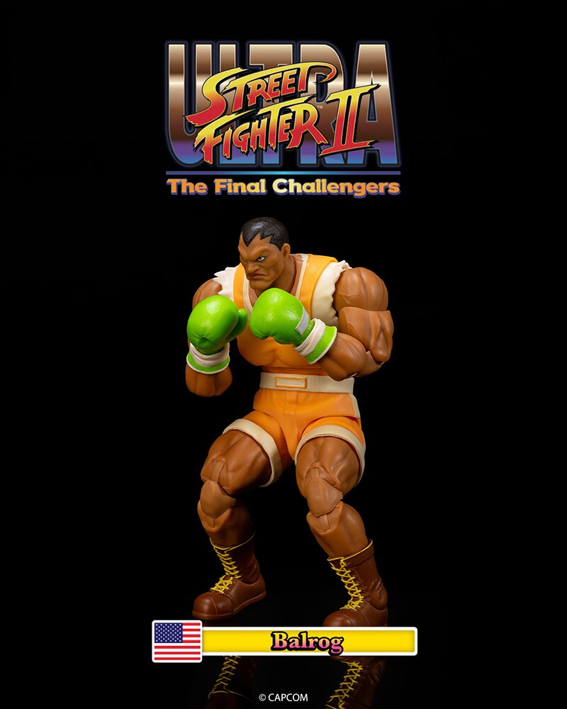 PRE-ORDER Ultra Street Fighter II 6 Inch Deluxe Action Figure - Balrog (Player 2)