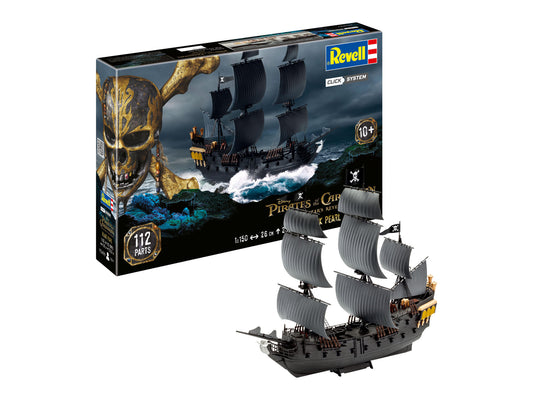 Revell Pirates of the Caribbean 1:150 Scale Assembly Kit - Black Pearl (Multi-colour)