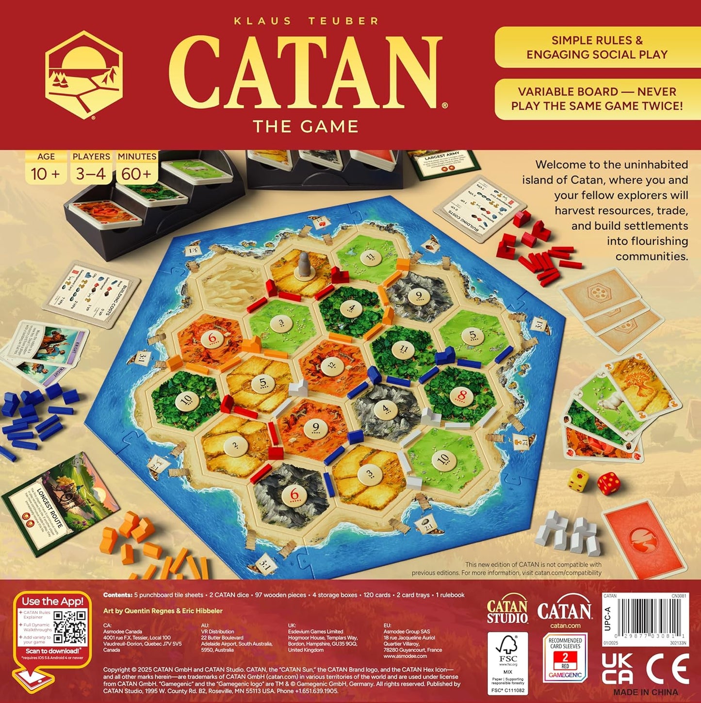 Catan 6th Edition Strategy Board Game (2025)