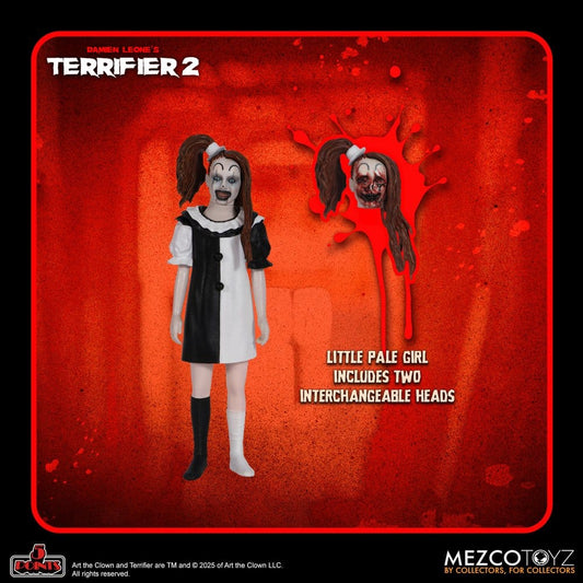 Terrifier 2 Mezco 5 Points Action Figure - Little Pale Girl