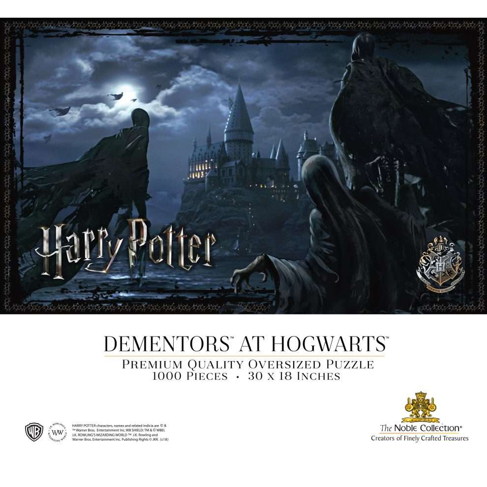 Harry Potter Noble Collection 1000pc Jigsaw Puzzle - Dementors At Hogwarts