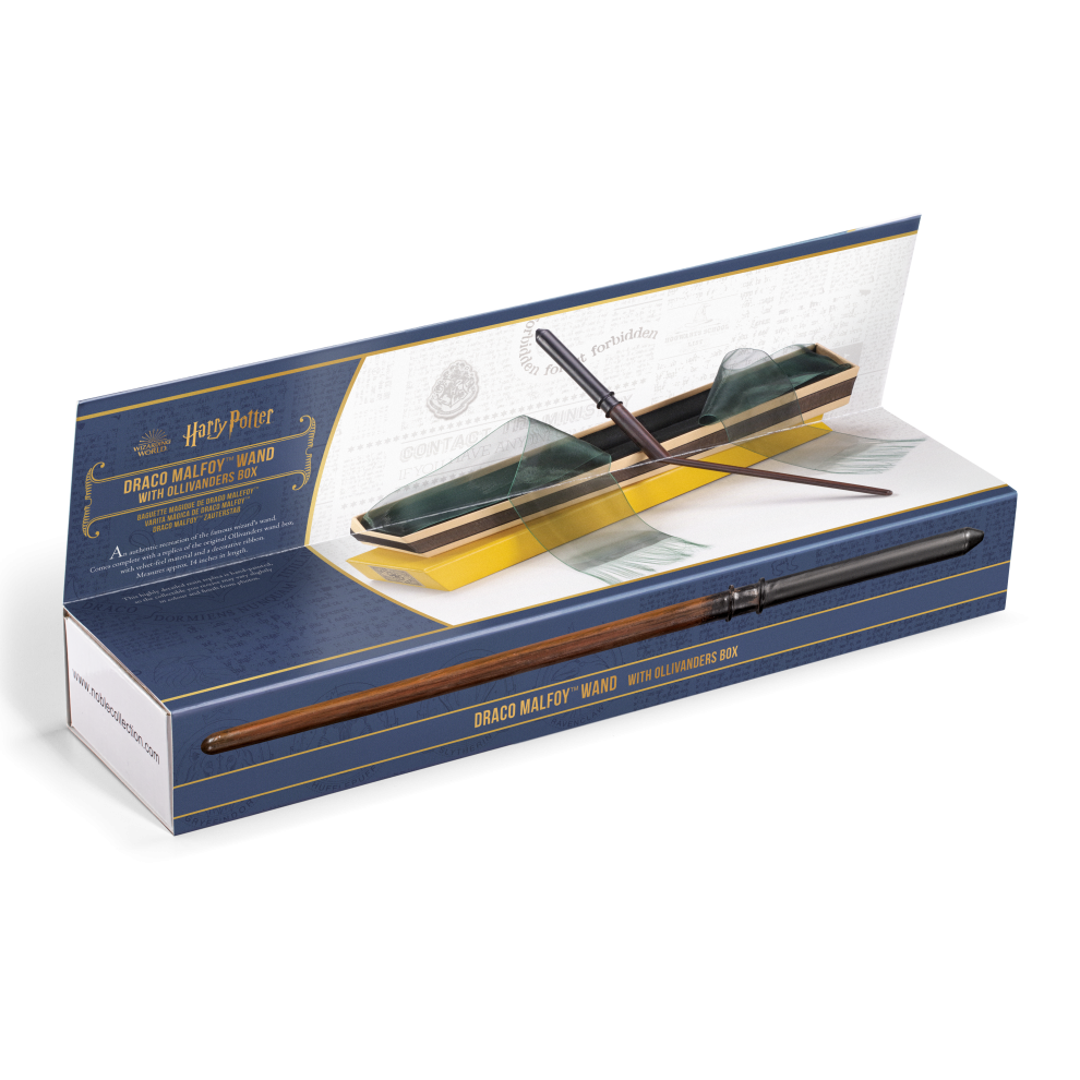 Harry Potter Wand Replica In Ollivanders Box - Draco Malfoy