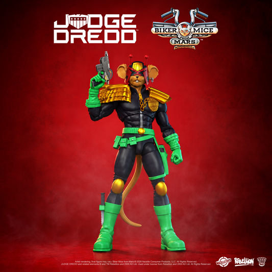 PRE-ORDER Biker Mice from Mars x Judge Dredd Crossover Action Figure - Judge Dredd