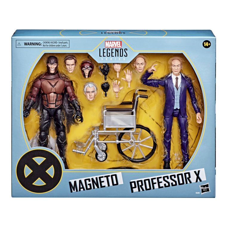 Marvel Legends X-Men 6 Inch Action Figure 2 Pack - Professor X & Magneto