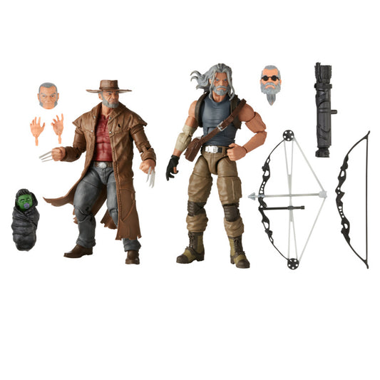 Marvel Legends X-Men 6 Inch Action Figure 2 Pack - Logan & Hawkeye