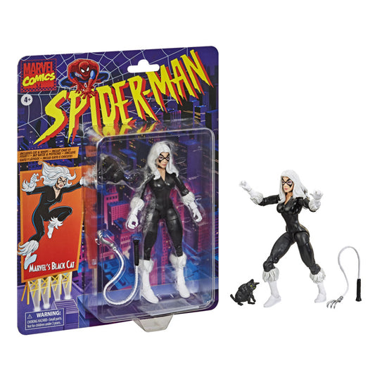Marvel Legends Series 6 Inch Retro Exclusive Action Figure - Black Cat