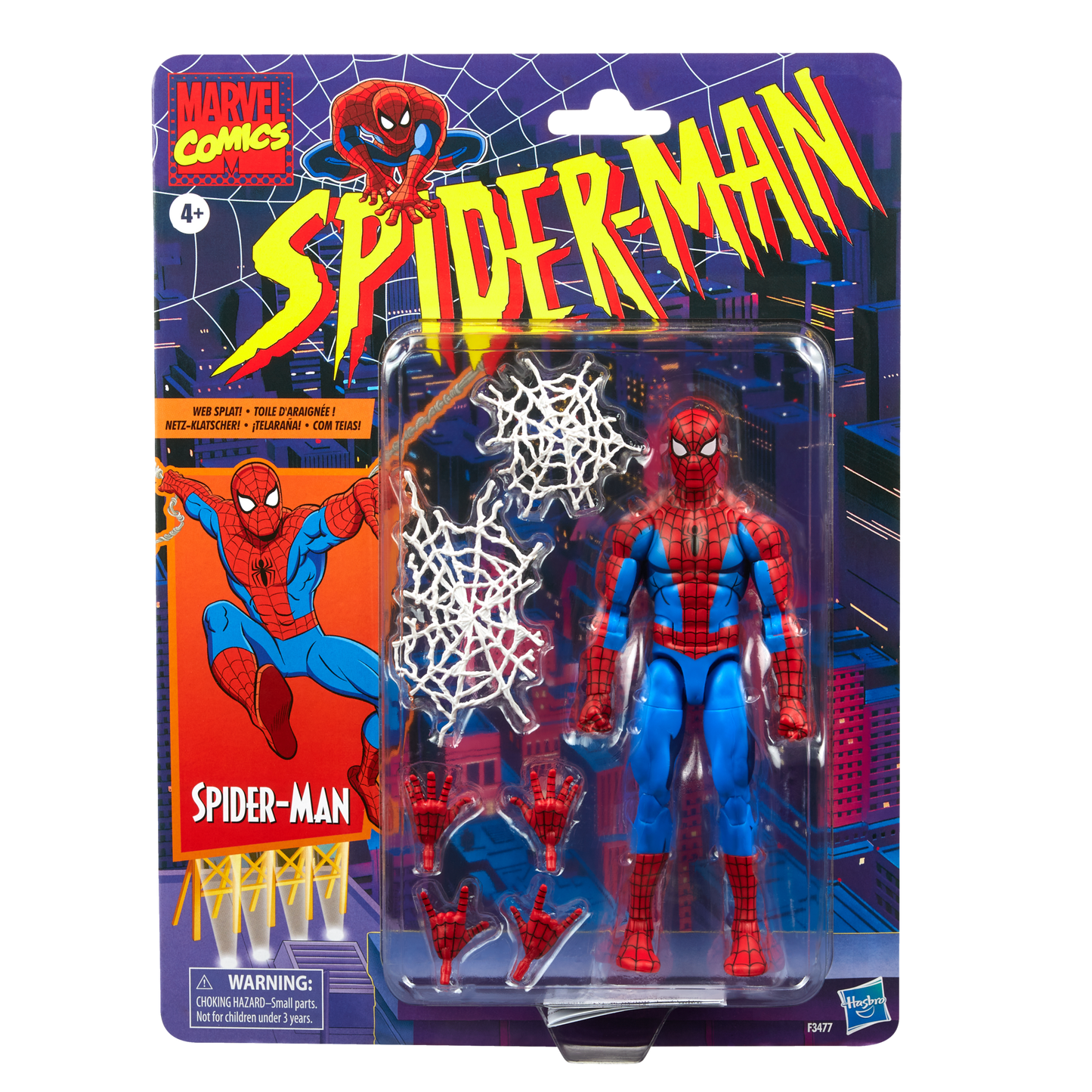 PRE-ORDER Marvel Legends Spider-Man 6-inch Retro Action Figure - Spider-Man (Cel Shaded)