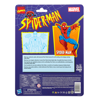 PRE-ORDER Marvel Legends Spider-Man 6-inch Retro Action Figure - Spider-Man (Cel Shaded)