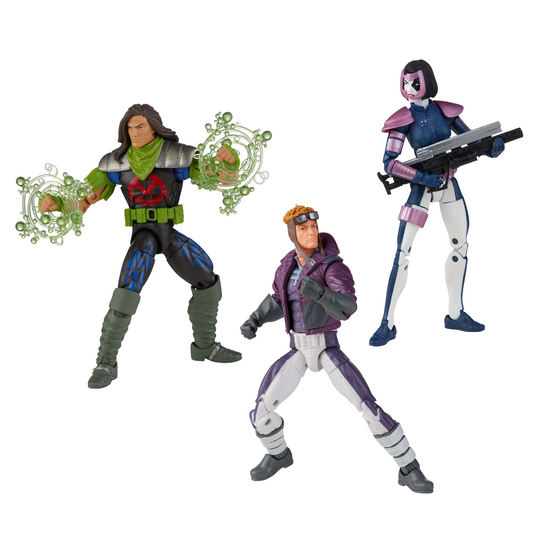 PRE-ORDER Marvel Legends X-Force 6-inch Action Figure 3 Pack - Rictor, Domino & Cannonball (Re-Run)