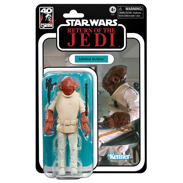 Star Wars Black Series 6 Inch 40th Anniversary Action Figure - Admiral Ackbar