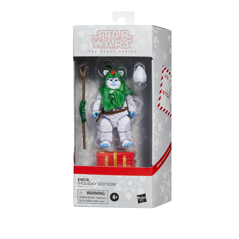 Star Wars Black Series 6 Inch Holiday Exclusive Action Figure - Ewok (Holiday Edition)