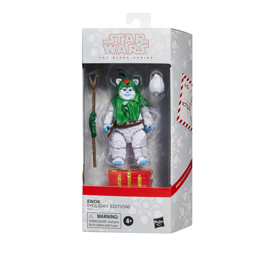 Star Wars Black Series 6 Inch Holiday Exclusive Action Figure - Ewok (Holiday Edition)
