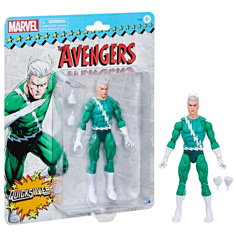 Marvel Legends Avengers Retro 6 Inch Exclusive Action Figure - Quicksilver