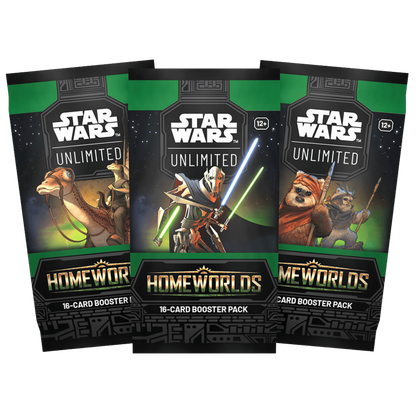 *PRE-ORDER Star Wars: Unlimited Homeworlds Trading Card Game - Booster Pack